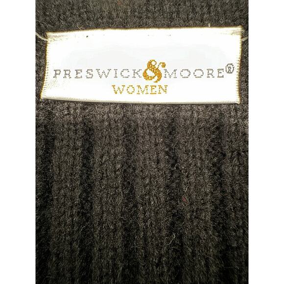 Preswick & Moore Black and Purple Wool Blend Pullover Vest -Size 2X - Picture 4 of 6